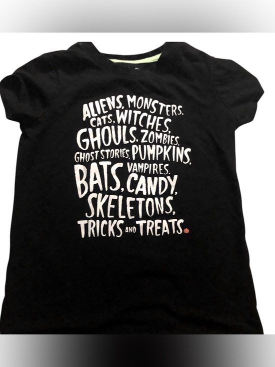 Cat & Jack Other - 🎆🎇3 for $9 Halloween Cat and Jack black and white Kids t-shirt- size XS/4/5